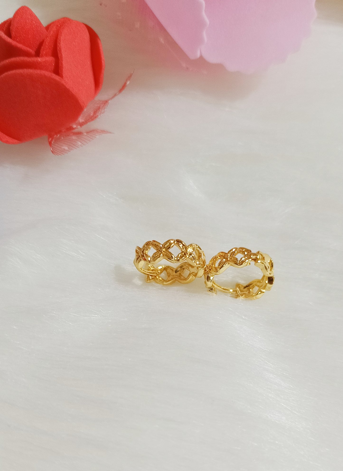 Gold plated Hoops For Women