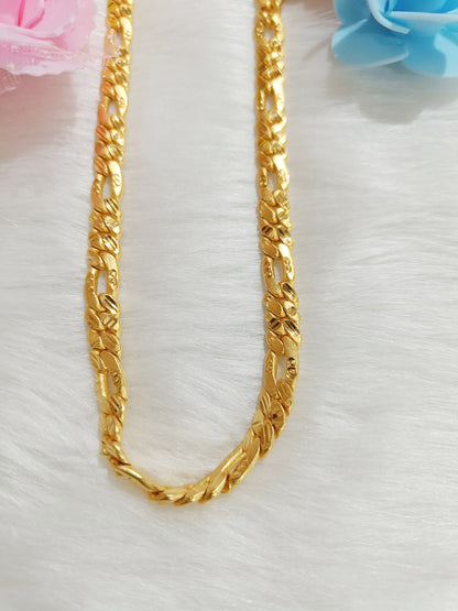 One Gram Gold Plated Sachin Chain For Men