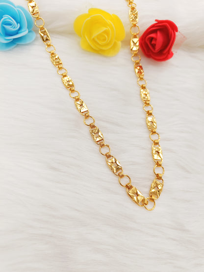 Gold Plated Fancy Chain For Men