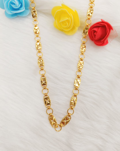 Gold Plated Fancy Chain For Men