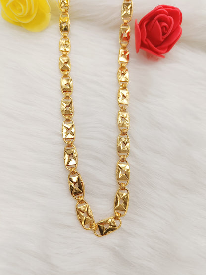 Gold Plated Designer Chain For Men