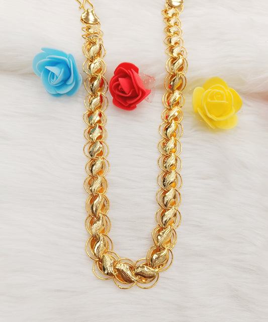 One Gram Gold Plated Chain For Men
