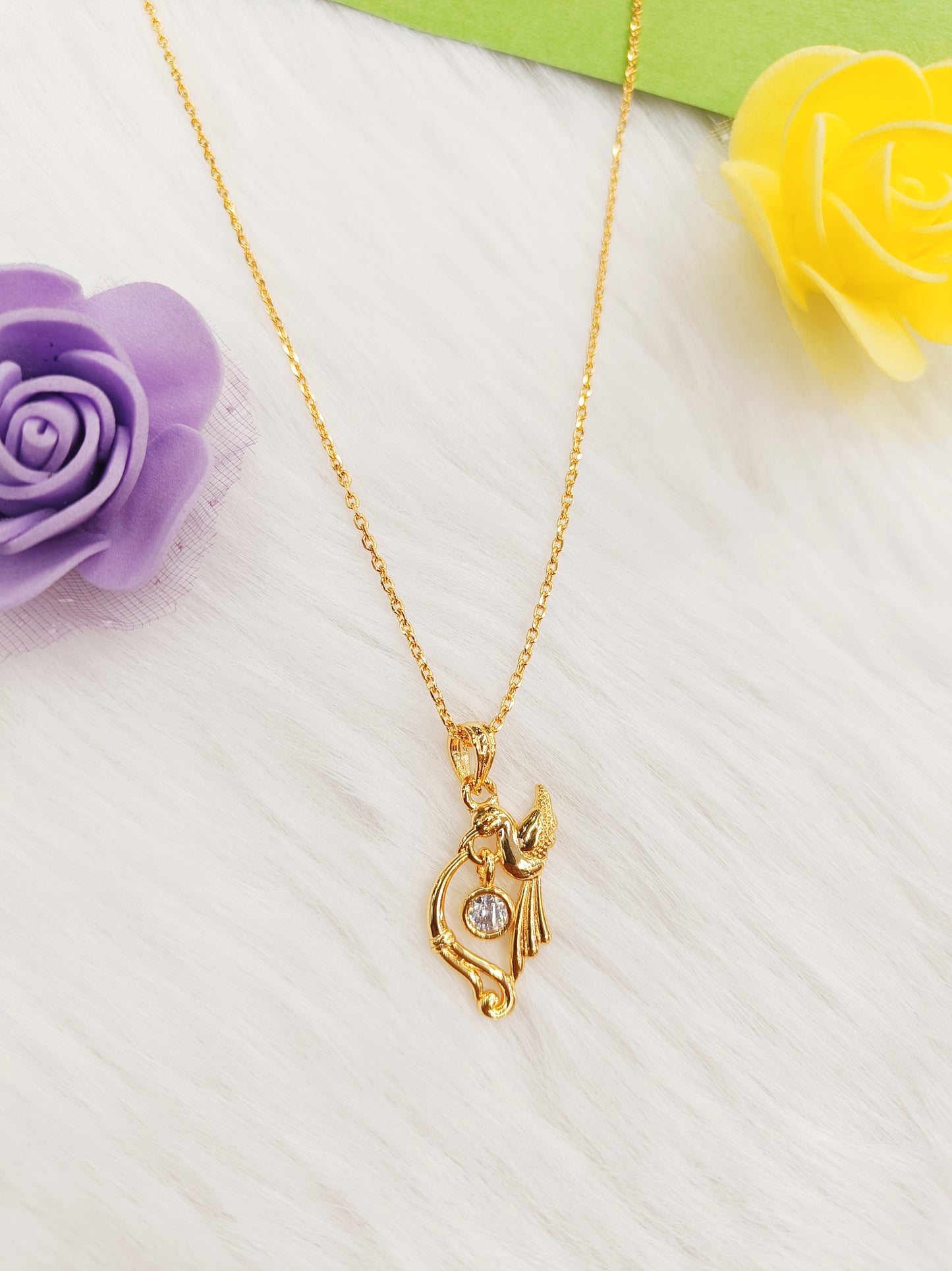Regal Radiance Gold Plated Necklace For Women