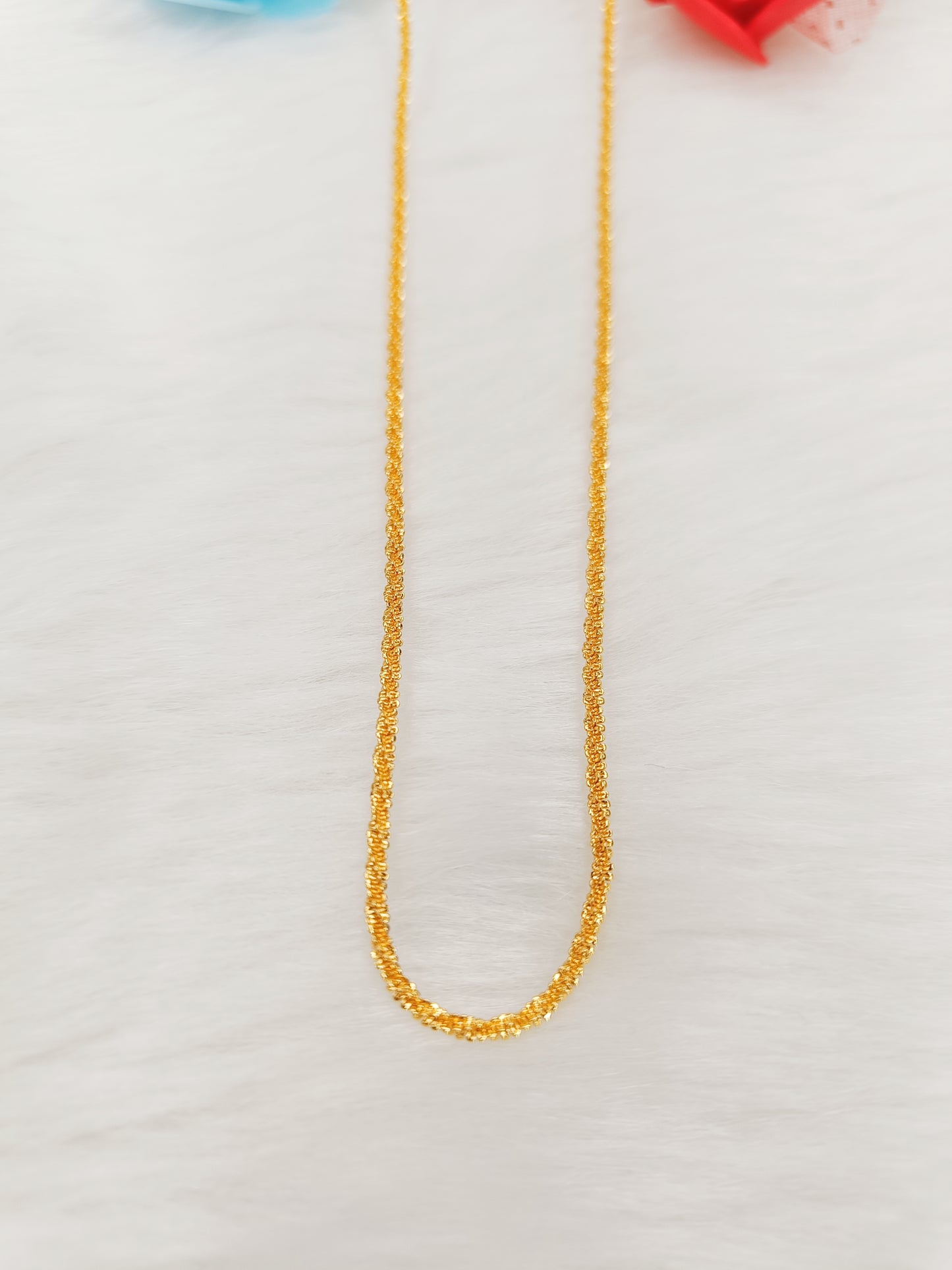 One Gram Gold Plated Synthetic Design Chain