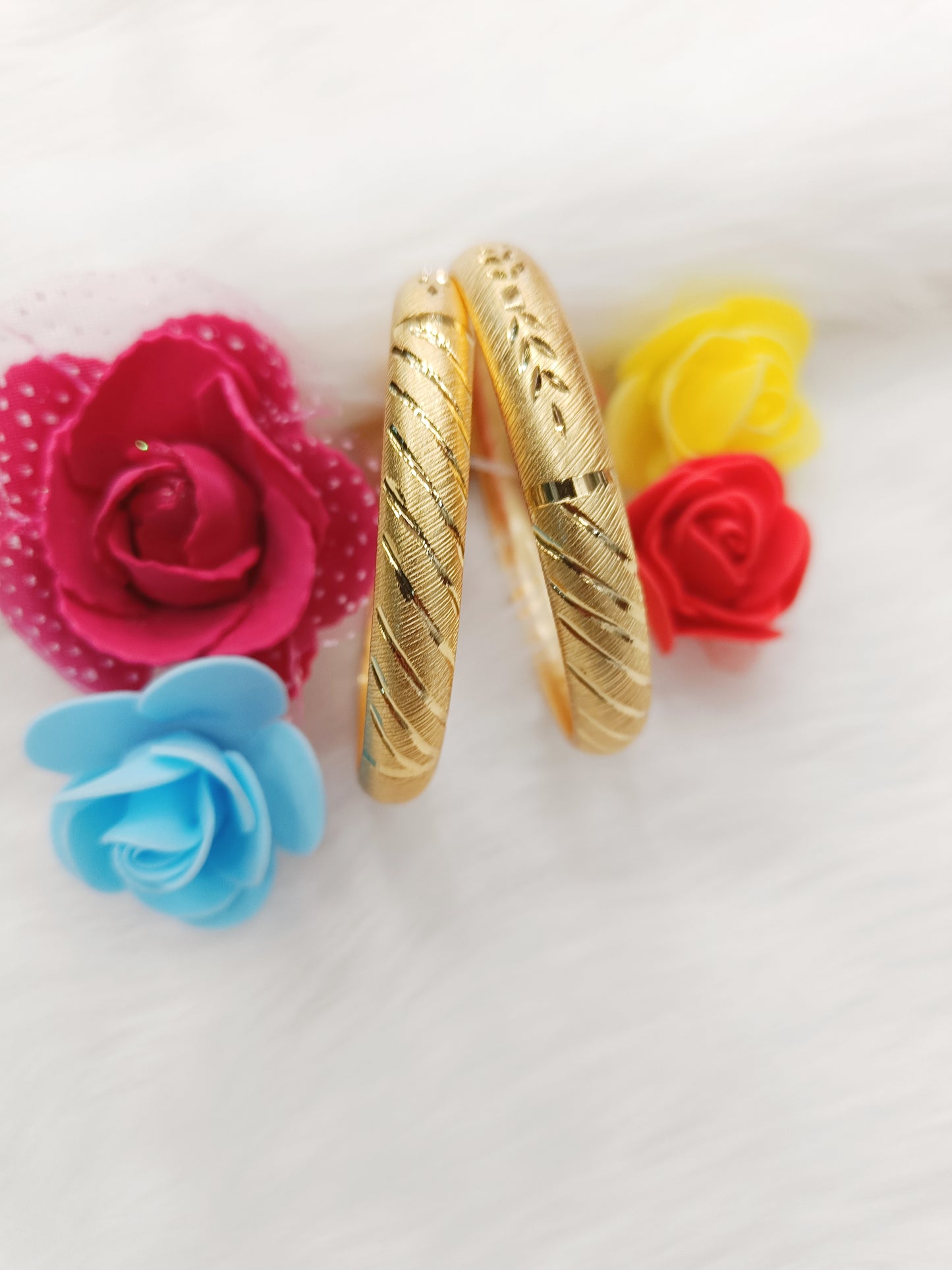 Dazzling Diva Gold Plated Bangles