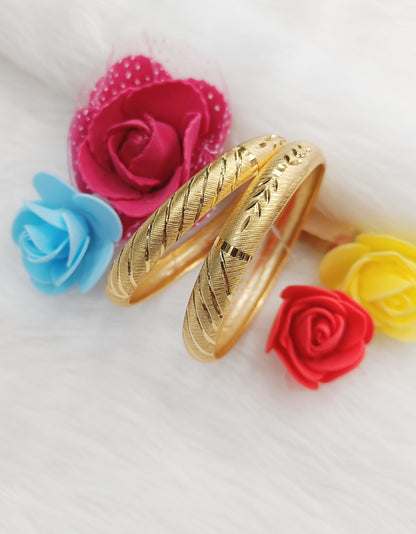 Dazzling Diva Gold Plated Bangles