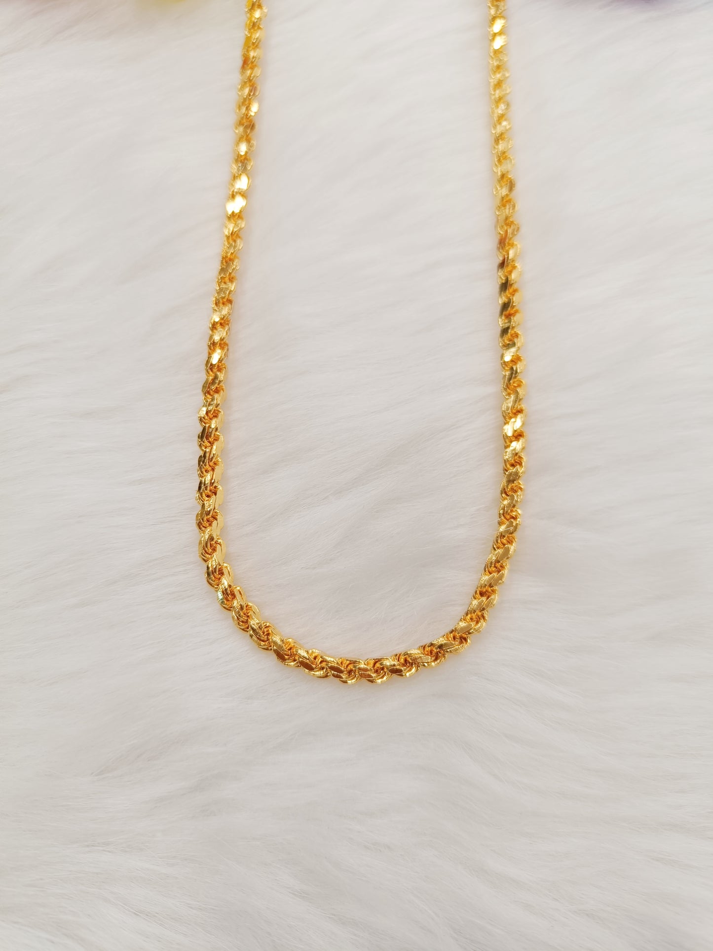 200 milligram Gold Plated Rope Chain
