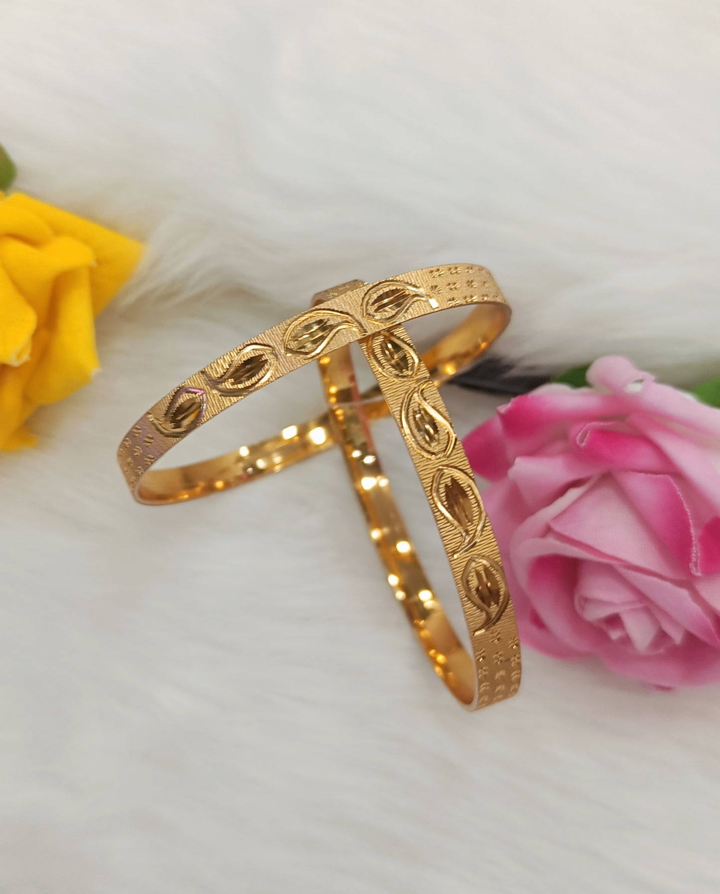 Gold Plated elegant bangles for women
