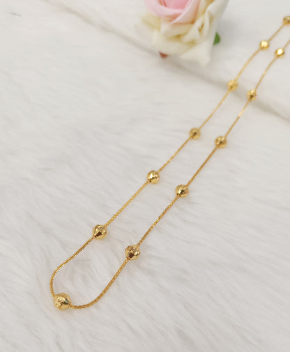 Gold Plated Beads Chain