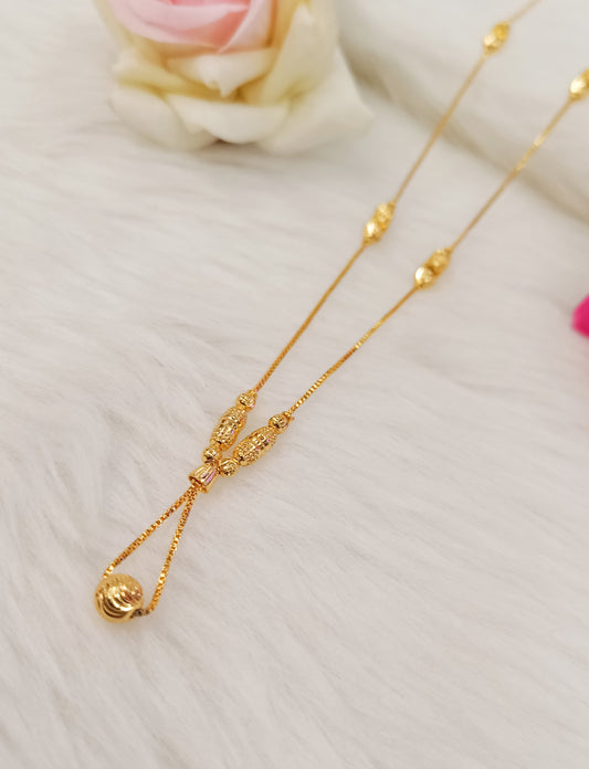One Gram Gold Plated Necklace
