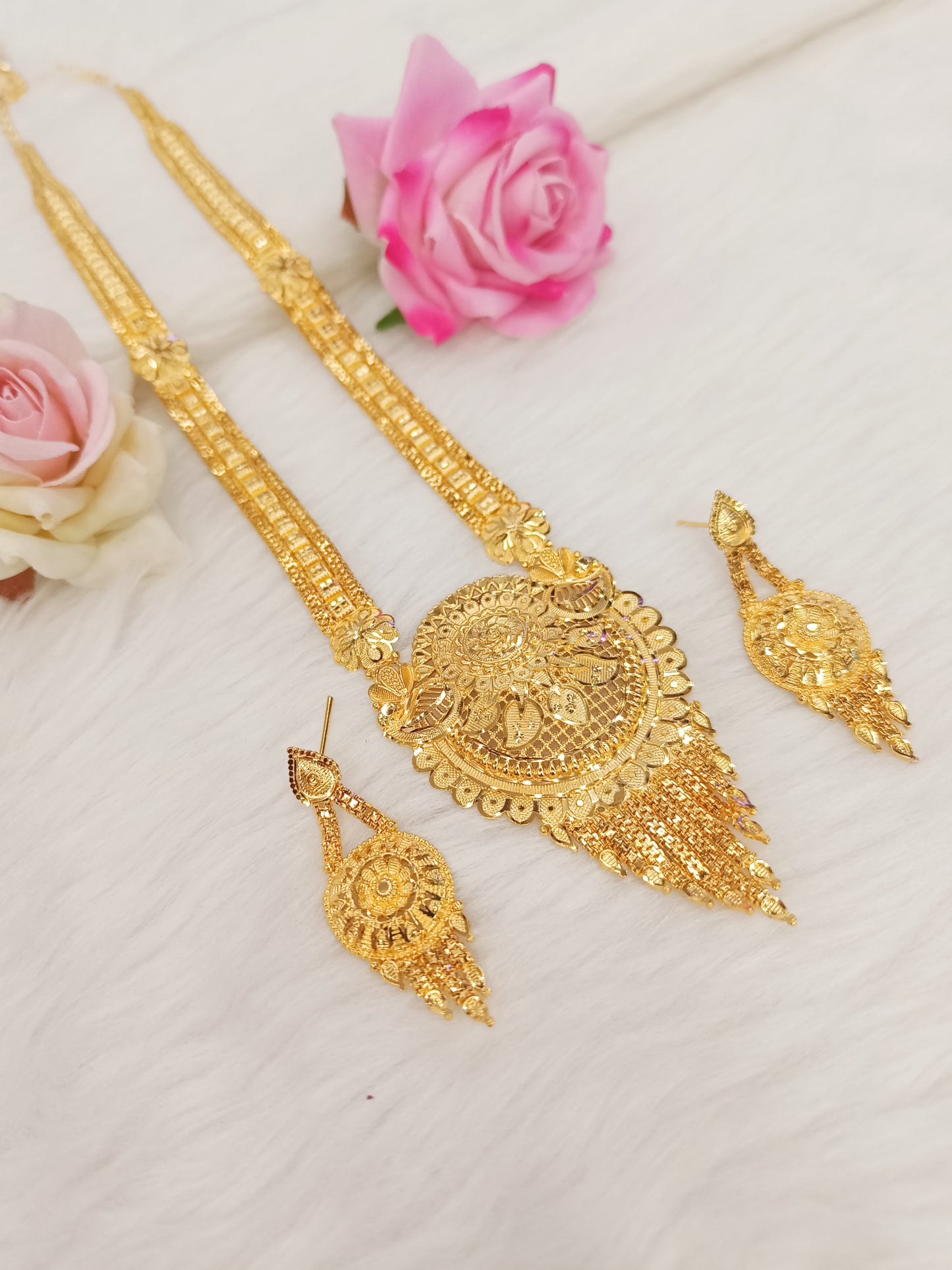 One Gram Gold Plated Necklace set