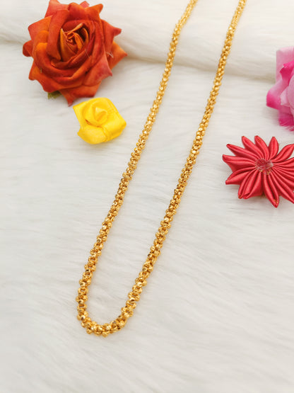 One Gram Gold Plated Chain