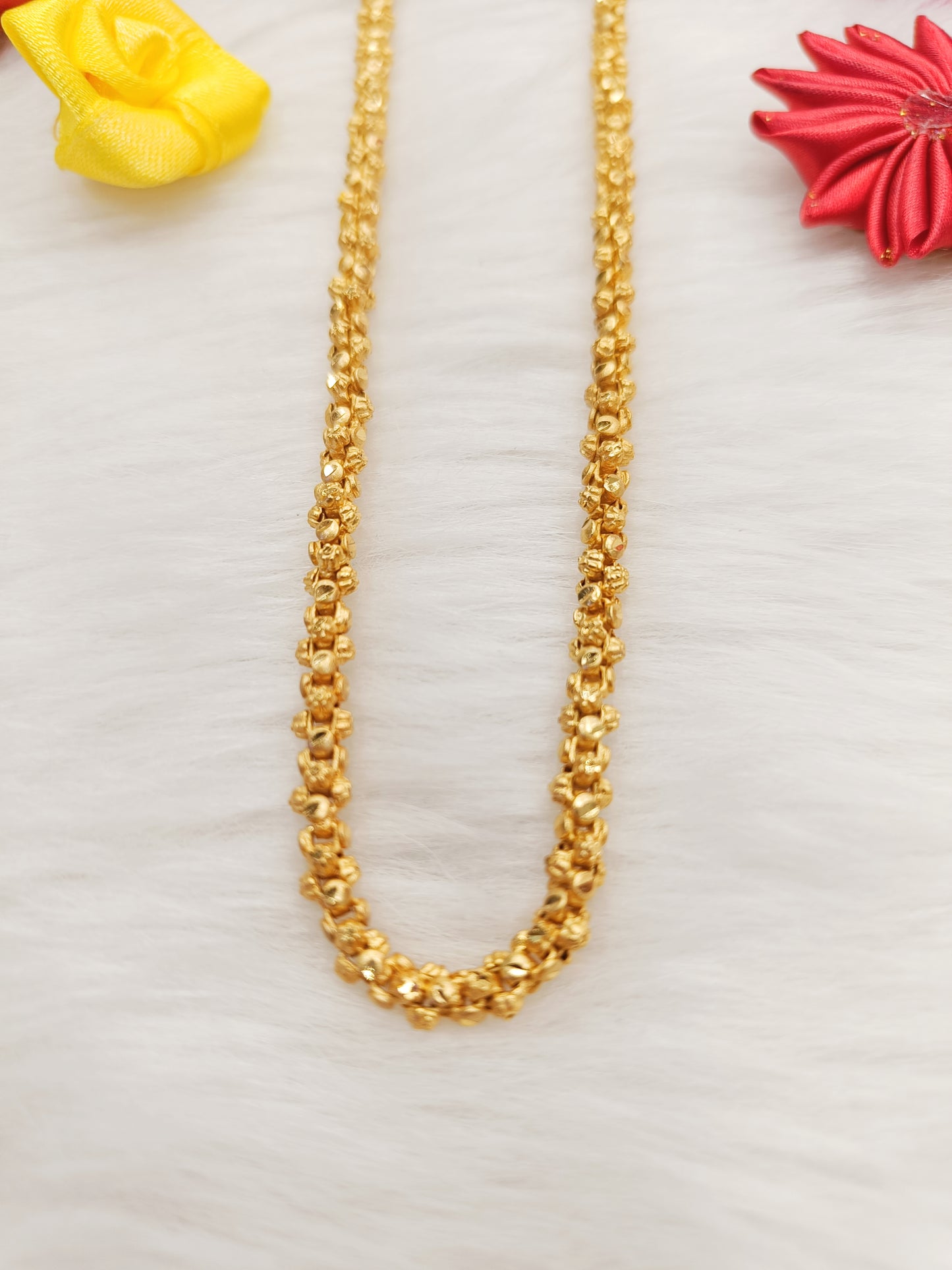 One Gram Gold Plated Chain