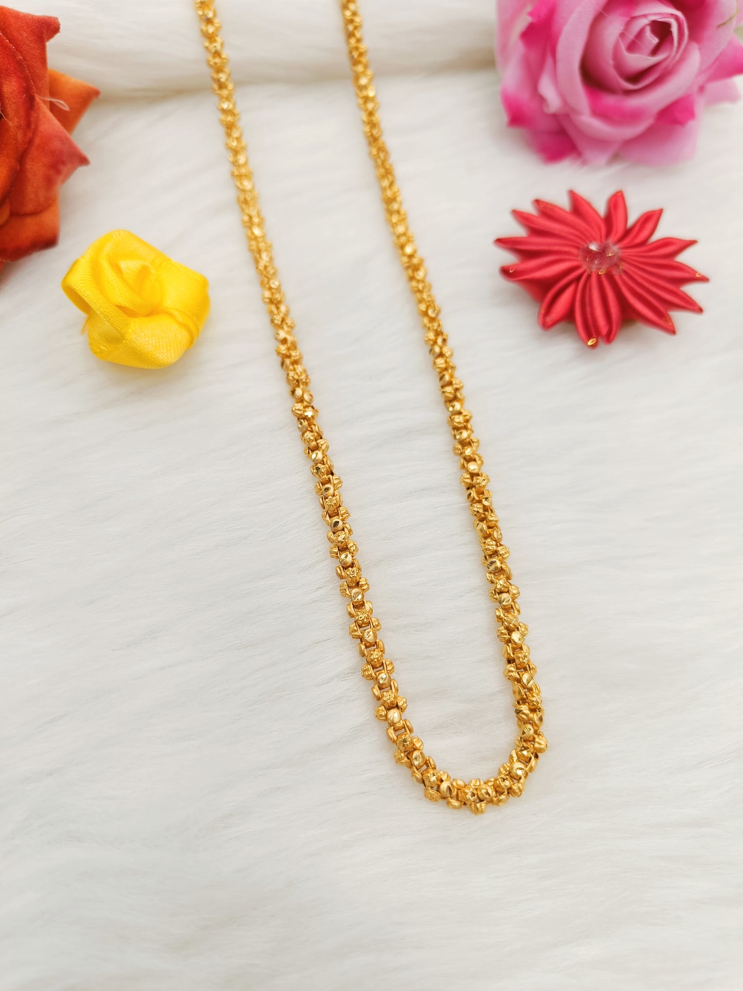 One Gram Gold Plated Chain