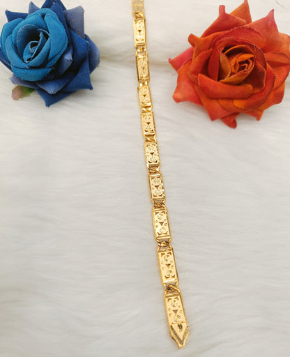 One Gram Gold Plated Nawabi Bracelet for men