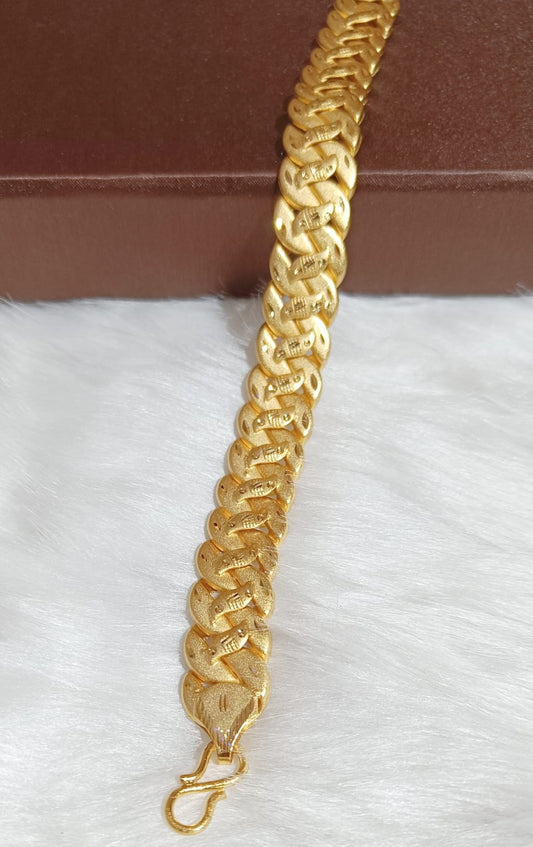 One gram gold plated Bracelet for men